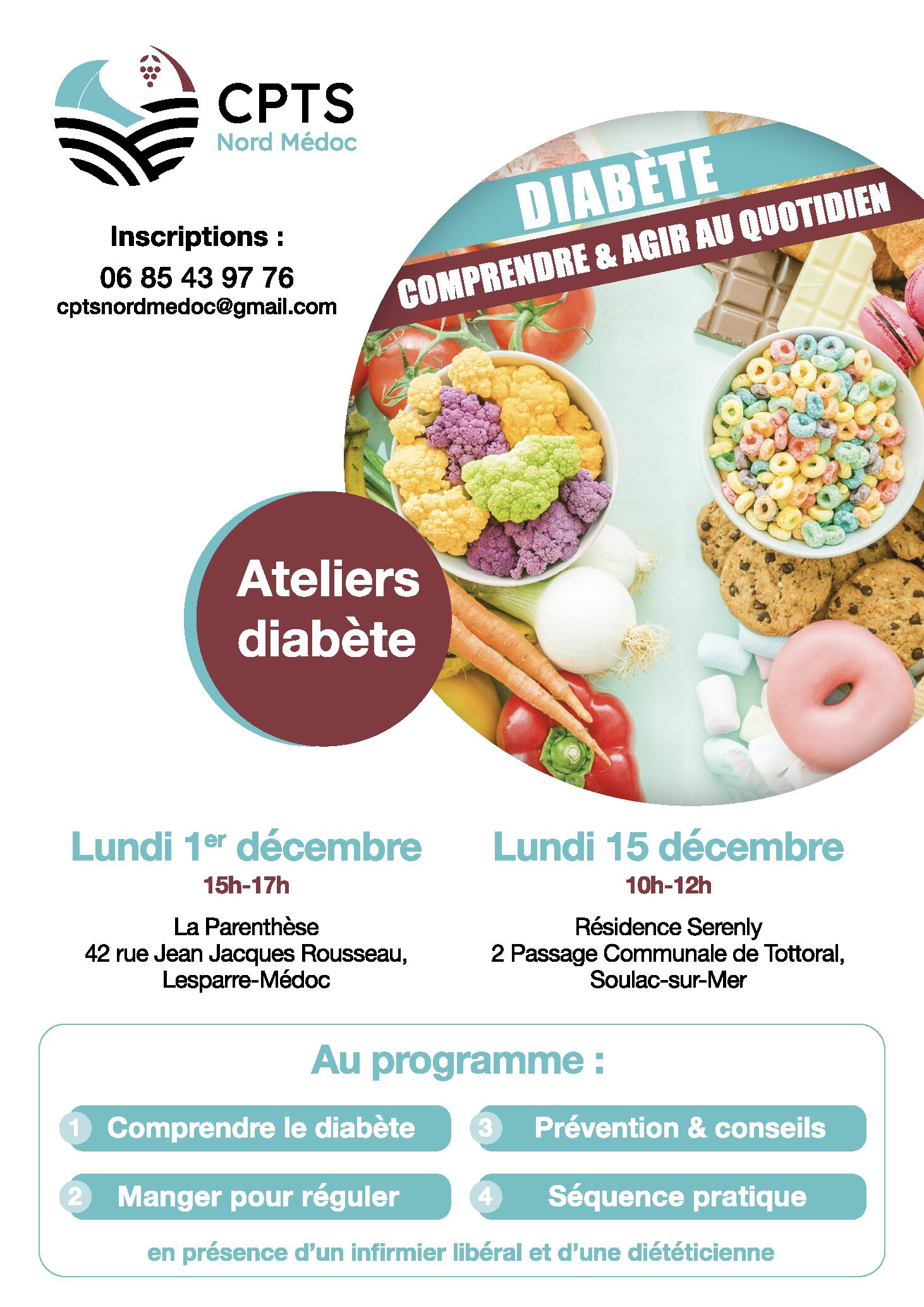 Ateliers diabète : comprendre et agir au quotidien