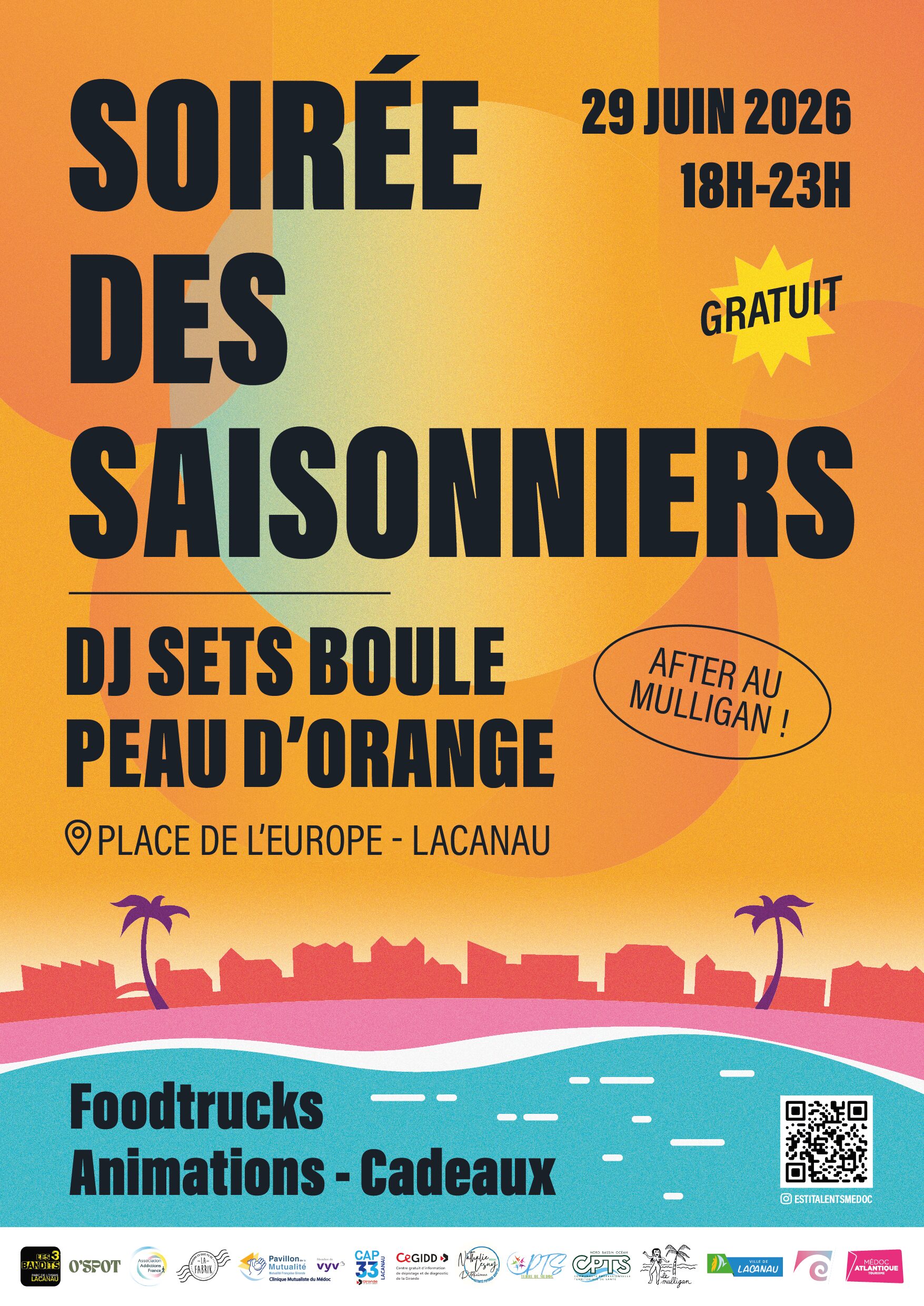 WELCOME PARTY – LACANAU – 29 juin 2026